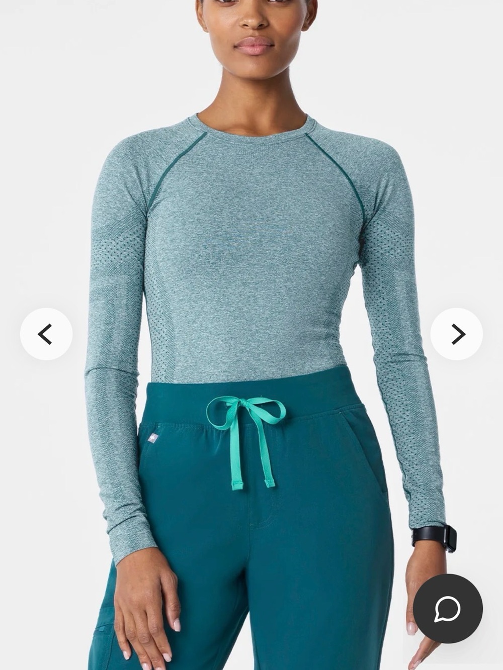 NWT Salta seamless long-sleeve underscrub.